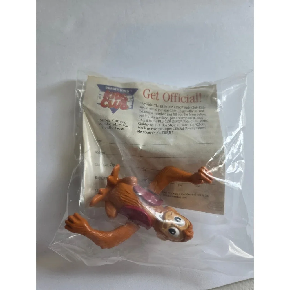 Vintage 1992 Burger King Disney Aladdin Kids Club Toy Set Lot of 4 Sealed
